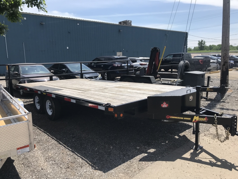 Cargo, Utility Trailers  2023 Miska Sportsman 18' Flatbed Trailer Photo